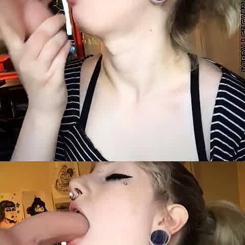 Sexy solo girl loving masturbation with toys