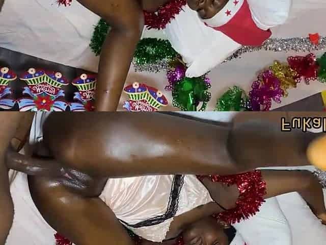 Landlords Black teen daughter bangs bbc neighbor as Xmas gift