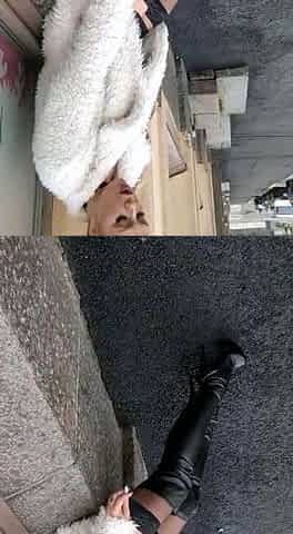 Euro amateur outdoor masturbation