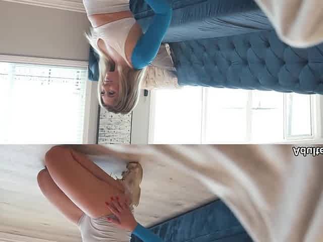 Blonde Stepsis River Lynn Rides Her Huge Ass On Her Stepbrother's Cock