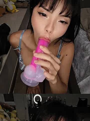 Mina Ash Vietnamese Girl Masturbates With Her Dildo