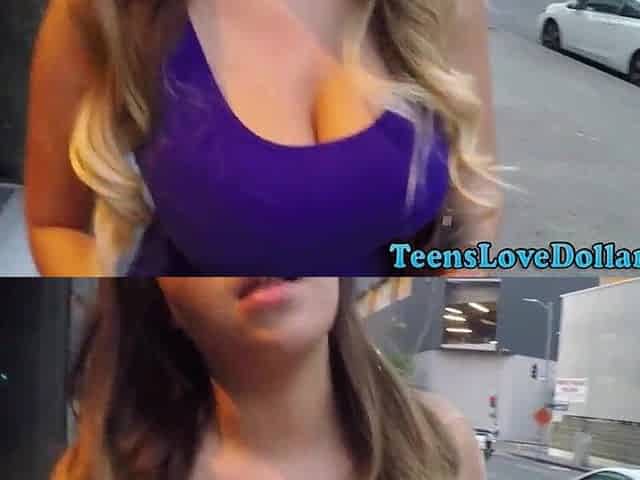 Pov juggs black nailed and sucks dick in public for cash in hd