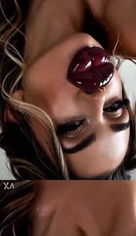 Super fake lips oral-sex