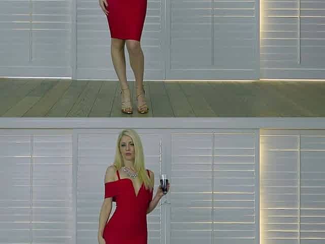 Horny Blonde In Solo Masturbation