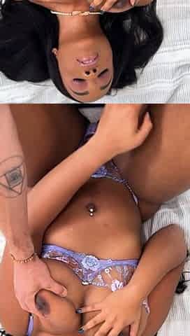 Ebony Goddess Moans From Hard Fuck