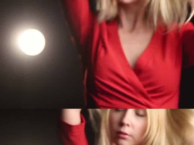 Charming Lady in Red Takes that Cock with such Pleasure - Hot Dress Fuck
