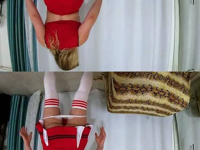 Stepdaughter shows off new cheerleader outfit