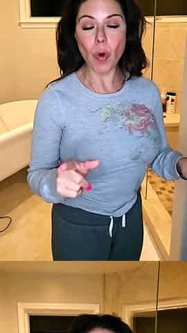 Big boobs milf masturbates with her dildo