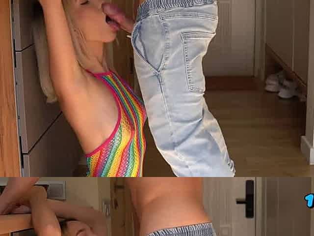 Amateur couple ravaging super-steamy Asian damsel - hottest blowjob!