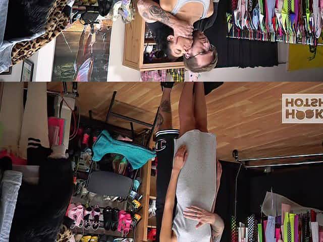 Submissive chick Jada Doll has to change clothes as her stud wants
