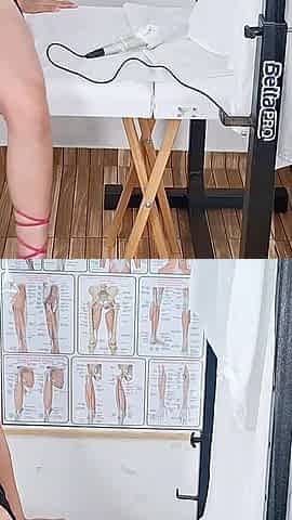 Gynecologist Performs Ultrasound Differently Next to the Cuckold