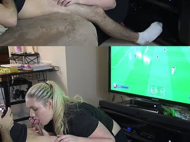 Blowjob & Fifa Gaming