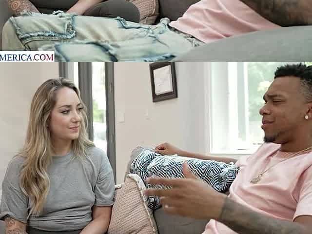 If Remy LaCroix can handle a big black cock, her friend won't be bothered with dick pics again