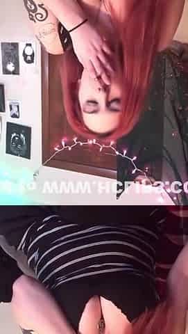 Verified Amateurs - Goth Slut Smokes Topless