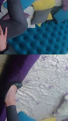 Milfycalla Gets a Lot of Cum on New Puffy Downjacket!