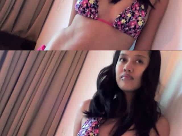 Thai teen in bikini hardcore fucking