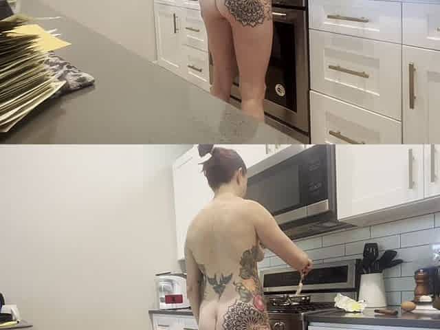 Cooking Time and Hardest Anal Creampie After