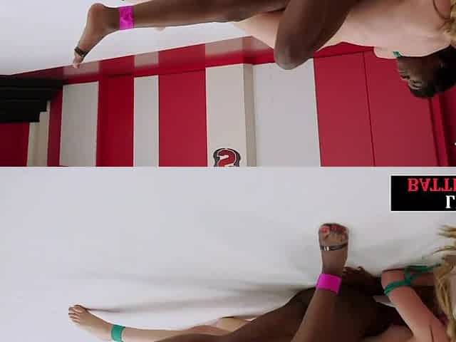 Ebony lez wrestler cuntfingering rival