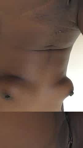 Tight ebony queefing pussy with white cock and creampie