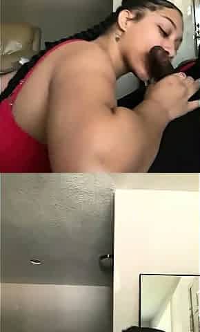 Amateur Black Hotel fuck and car Blowjob