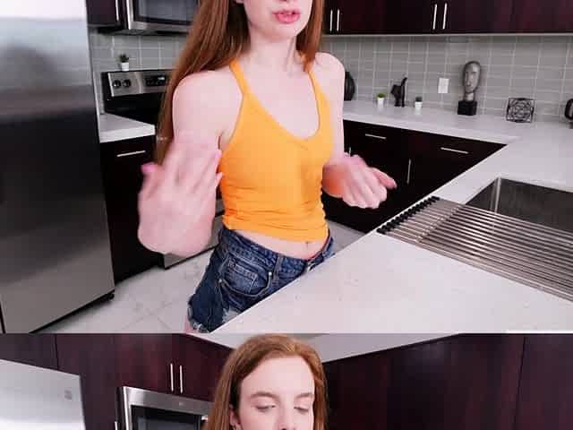Tiny stepsis teen changes stepbro his mind with dirty sex