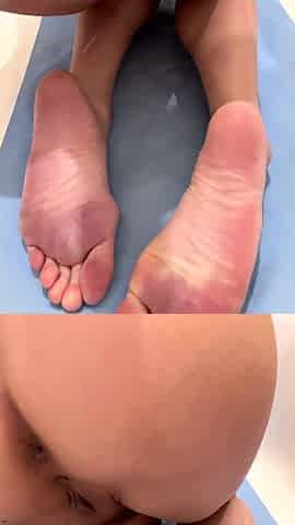 Amateur Foot Fetish Girlfriend Sucks and gives a Footjob