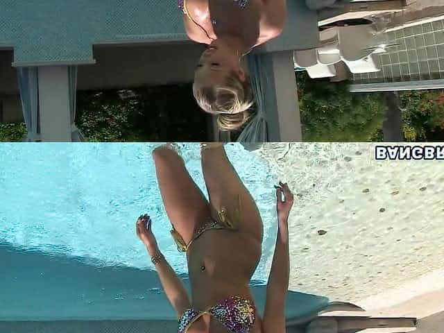 Hot blonde's filled with warm semen after a hard fuck