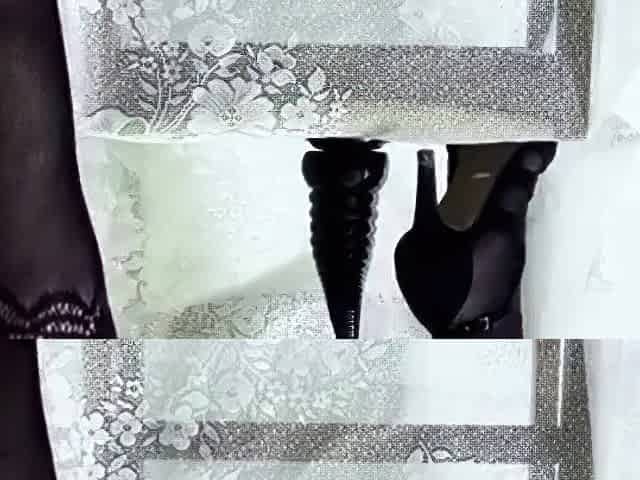 Lustful Sissy Ride Ebony Sex-toy