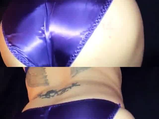 Amateur Hour in Purple Satin