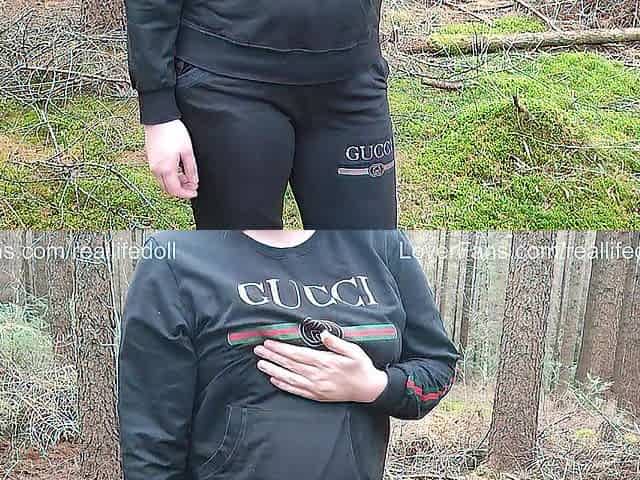 Getting caught stripping in the woods