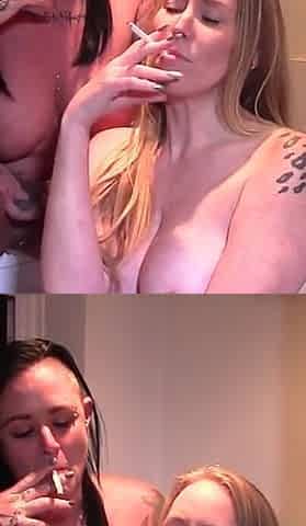 Smoking Naked Lesbians