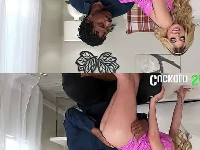 CUCKOLD SESSIONS - Breasty Wife Kayla Kayden Gives Twat to Bull, Chastity for Hubby