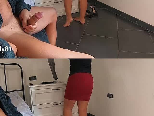 Wife You Can't Go Out with Your Friends at a Party Unless Your Husband Gets Fucked and Cums First!