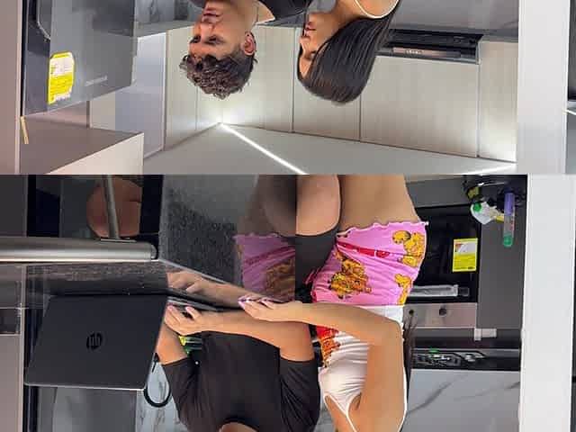 I Teach My Little Stepsister How to Play with My Computer While Making Her Feel My Huge Cock.