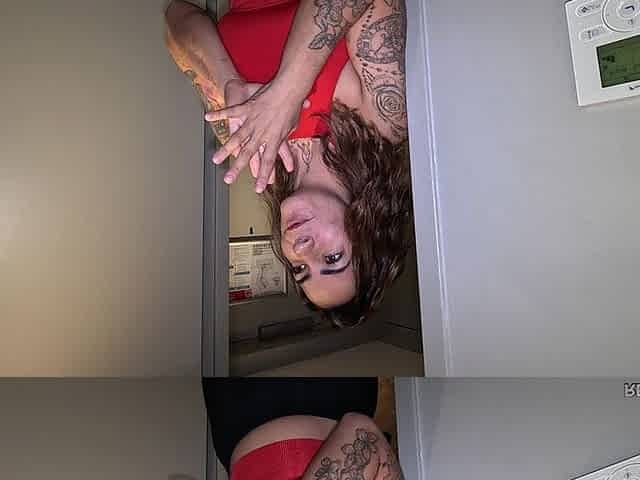 Pretty Blonde French Girl with Big Ass Cheats on Her Boyfriend, Caught Masturbating and by Her Roommate