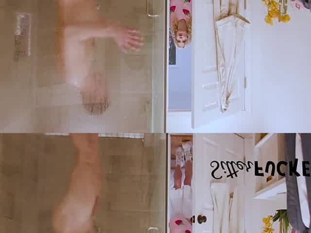Babysitter Spies On DILF Taking A Shower- Emma Rosie, Danny Mountain