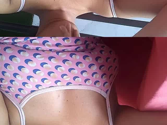 LARGE-BOOTY STEPMOM HAS ORGASMS IN HER PATIO