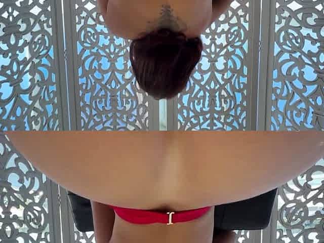 AGATHA VEGA BBC Analled In Red Lingerie By Wagner Martos