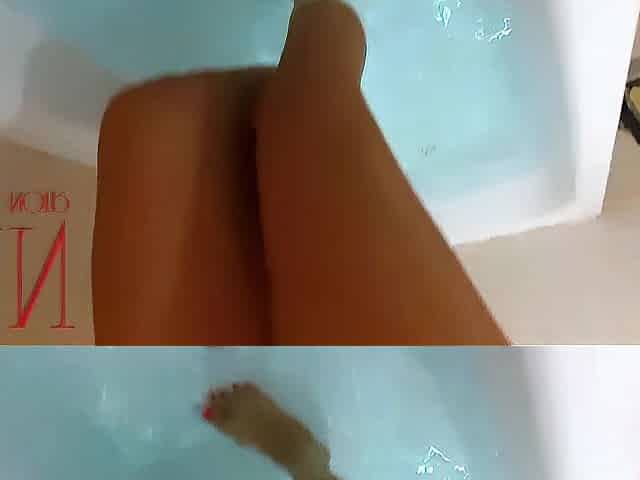 Regina Noir swims in the washroom in nature's garb Fine and thrilling Snatch in shower