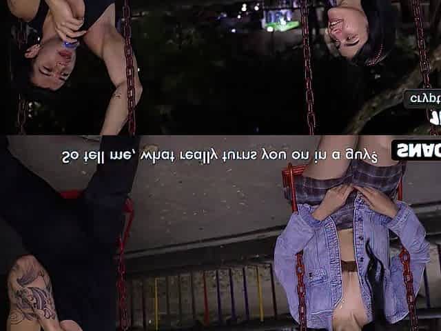 This babe Was Shy But Curious - Playground Interview Turns Into All-Night Anal