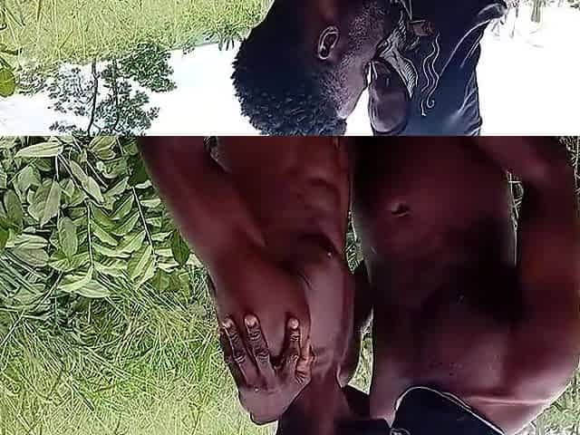 Having A Quick Sex Inside Bush Close With My Bestie