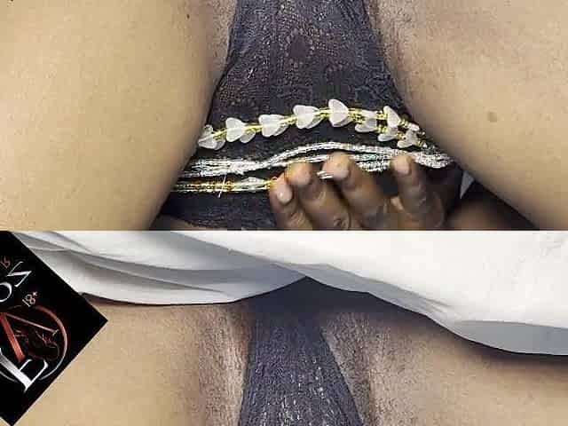 Namibia class woman displays her shinny twat throughout her ebony pant part 1