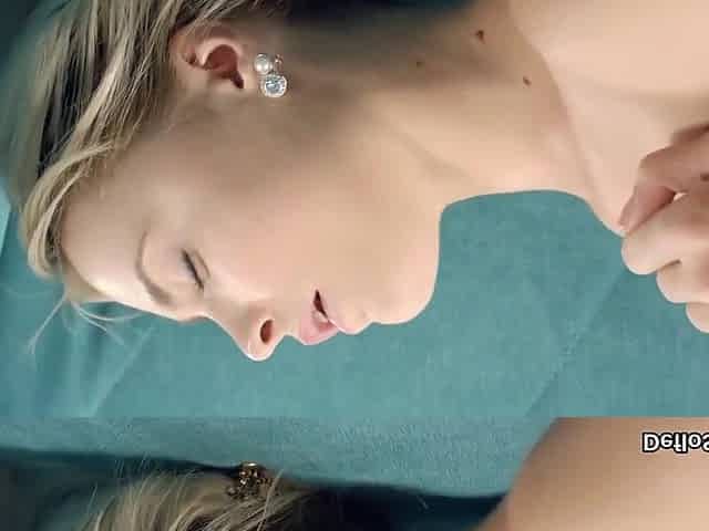 Tempting Teenie Finger Fucks Tight Muff Until She Is Cu