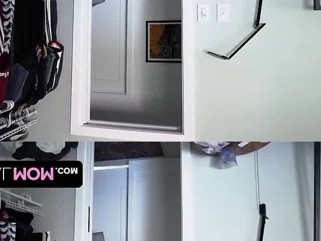 Tiny Milf In Kinky And Revealing Lingerie Receives Huge Anal Creampie From Her Stepson