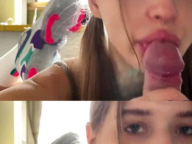 Blowjob in Sneakers with a Side of Foot Fetish Fun