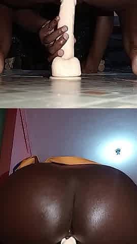 Sex-toy riding climax untill I squirt