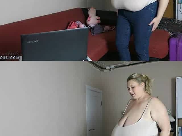 Flat chested babysitter humiliation