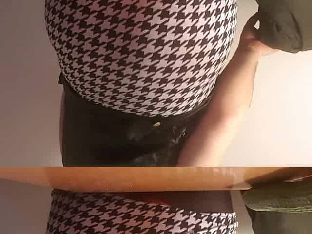 Sissy Bitch In Hot Red Hotpants Moist n Wild Wet Lucy Splooshing