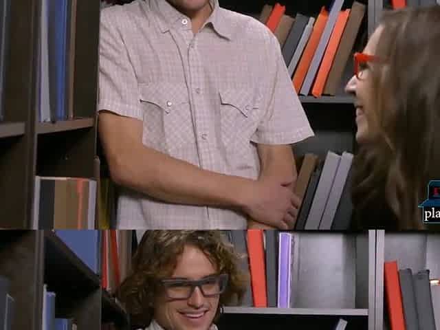 Tiny Nerdy Fucked In The Library By Another