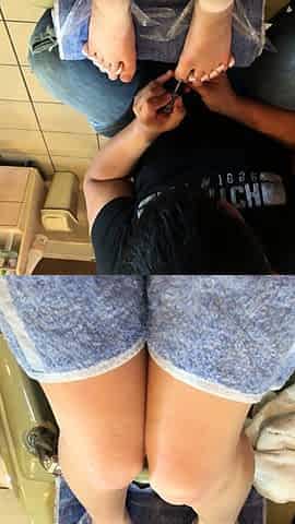 Amateur Foot Fetish Girlfriend Sucks and gives a Footjob